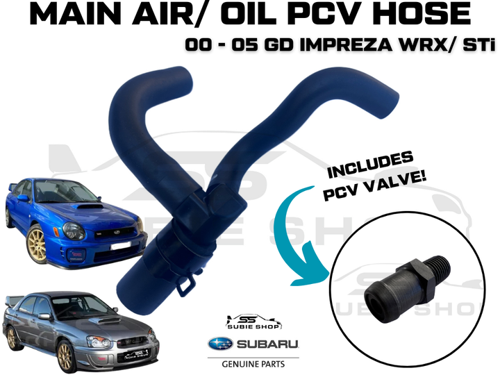 Genuine Subaru Impreza GD WRX & STi Turbo EJ 00-05 PCV Vacuum Air Oil Hose Pipe