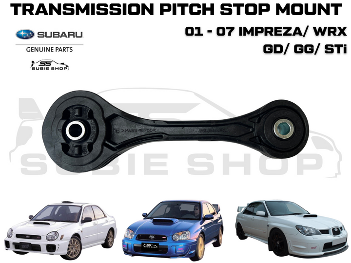 Genuine Subaru Impreza WRX STi GD 01 - 07 Gearbox Transmission Pitch Stop Mount