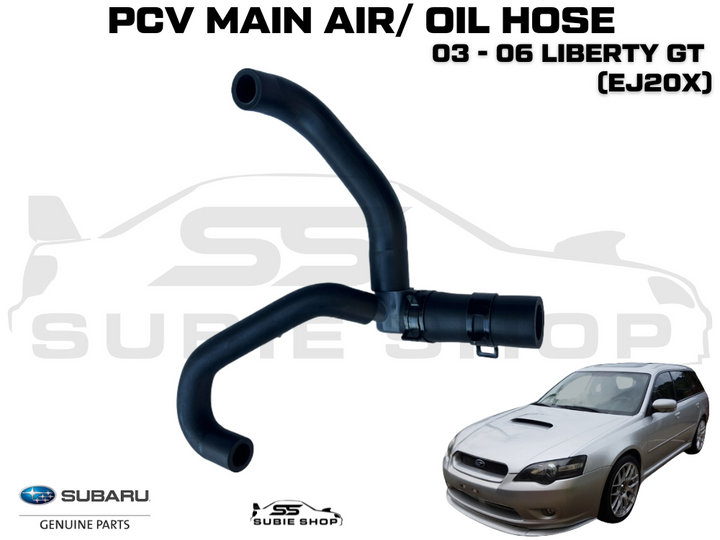 Genuine Subaru Liberty GT Spec B Turbo EJ20X 03 - 06 PCV Main Air Oil Hose Pipe