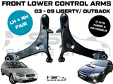 Right Left Front Lower Control Arms Bush for Subaru Liberty Outback Gen 4 03 -09