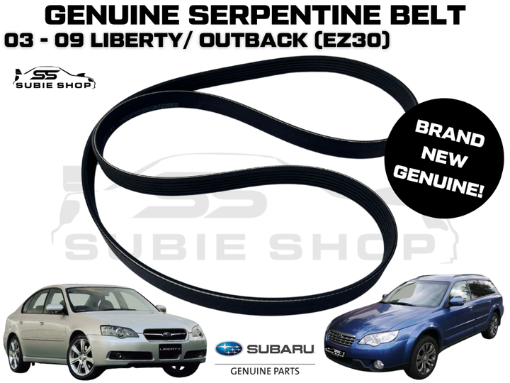 Genuine OEM Subaru Liberty Outback H6 EZ30 03 - 09 V Serpentine Accessorie Belt