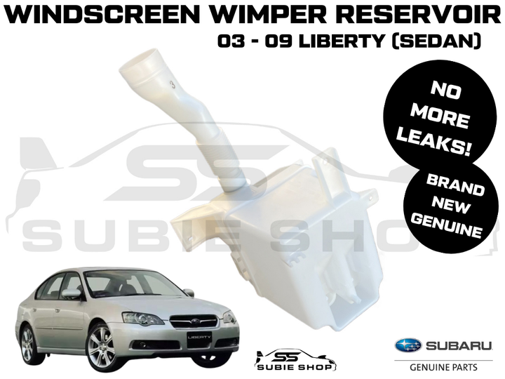 Genuine Subaru Liberty 03 - 09 Windscreen Window Wiper Washer Bottle Tank Water