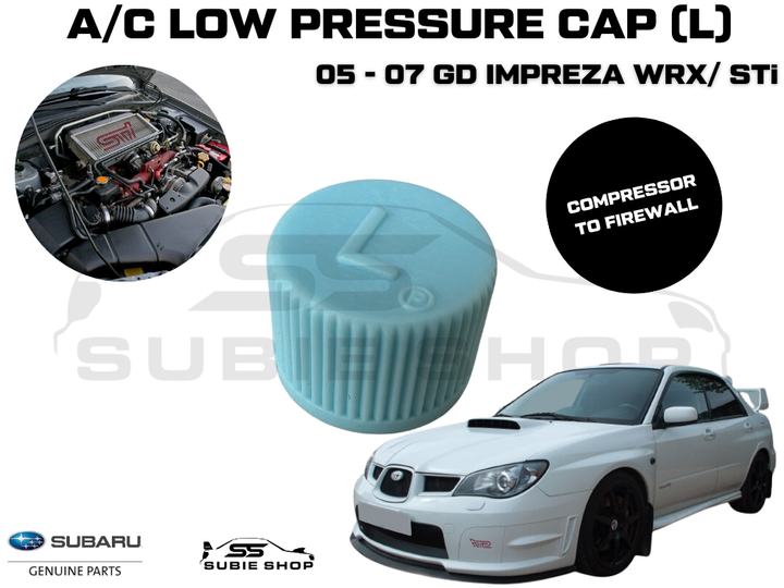 Genuine Subaru Impreza WRX STi GD 05 -07 AC Air Con Conditioning Line Hose Cap L