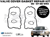 GENUINE Subaru Impreza GD WRX 05 - 07 Valve Tapper Rocker Cover Gasket Seal Set