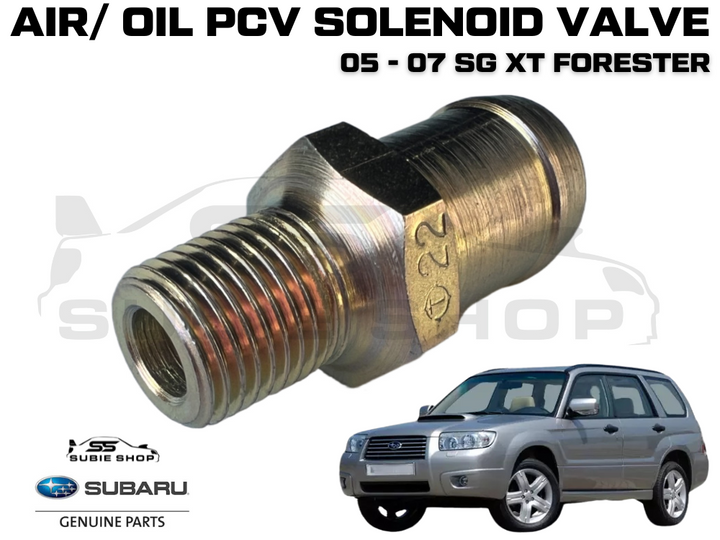 Genuine OEM Subaru Forester SGXT 2005 - 2007 EJ255 PCV Valve Solenoid Air Oil