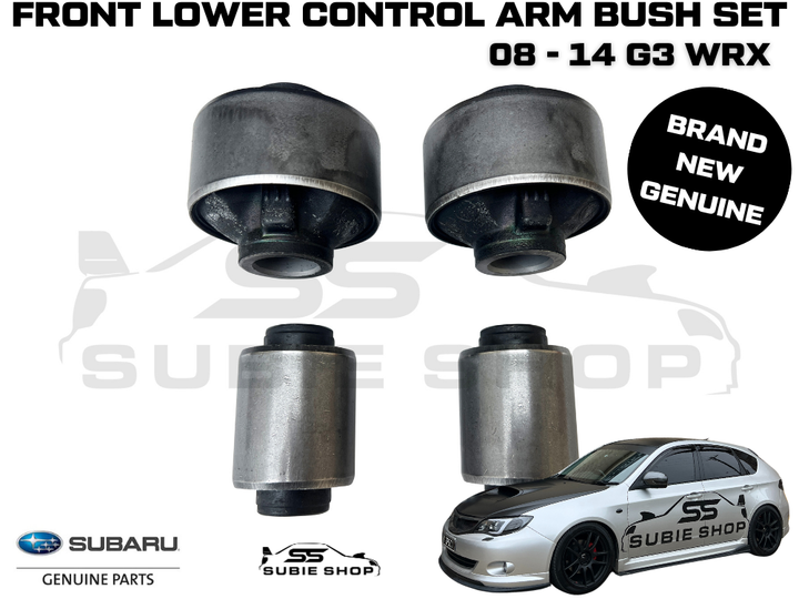 GENUINE Subaru Impreza WRX G3 2008 - 14 Front Lower Control Arm Bush Bushes Set