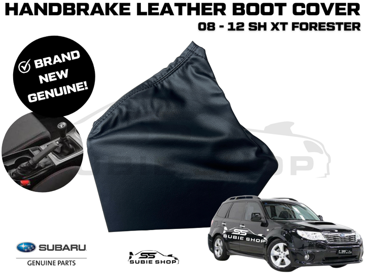 Genuine Subaru Forester SH XT 2008 - 2012 Black Hand Brake Leather Boot Cover