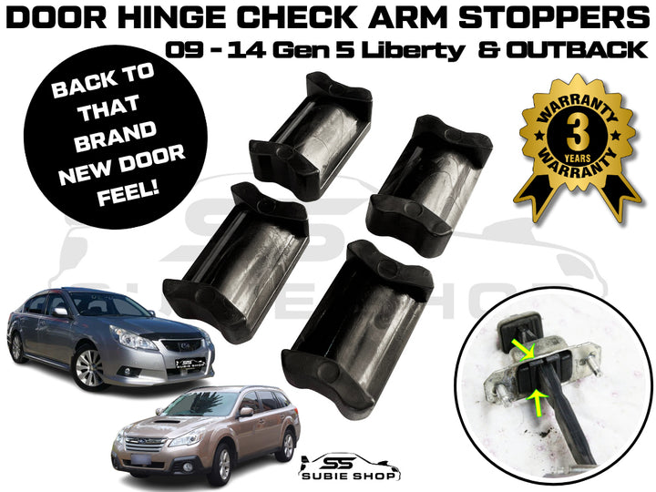 Car Door Hinge Check Arm Stopper Repair Kit For 2009 - 14 Subaru Liberty Outback