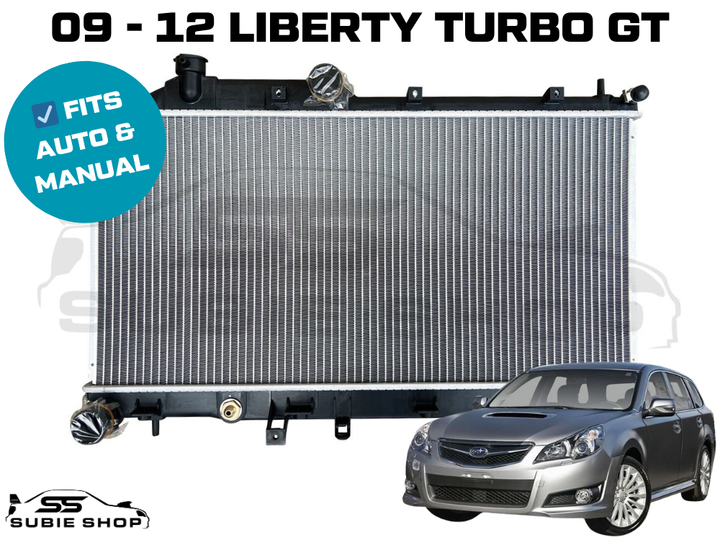 Brand New Radiator for Gen 5 Subaru Liberty GT Manual & Auto Turbo 09 - 12 EJ255