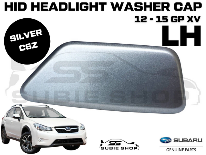 New GENUINE Subaru XV GP 12-15 Headlight Bumper Washer Cap Cover Left Silver C6Z