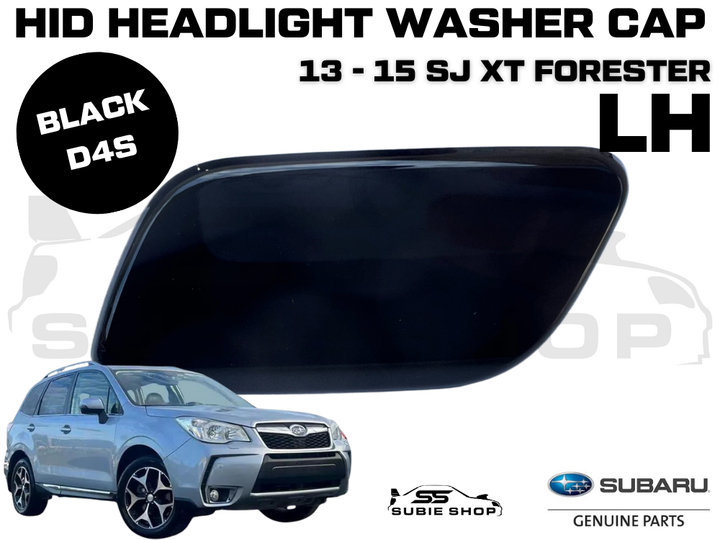 Genuine Subaru Forester SJXT 2013 - 2015 Headlight Washer Cap Cover Black D4S LH