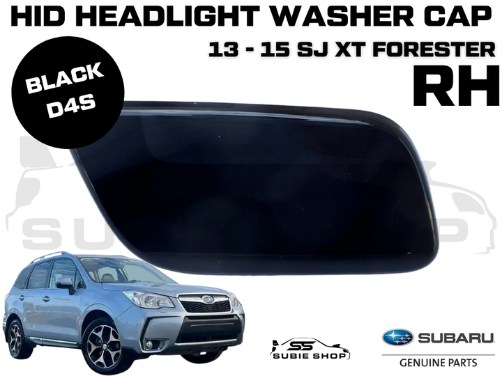 Genuine Subaru Forester SJXT 2013 - 2015 Headlight Washer Cap Cover Black D4S RH