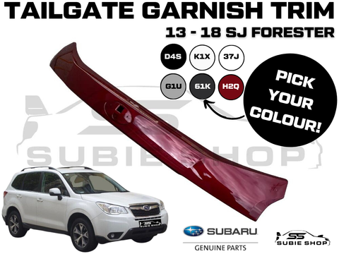 PRE-ORDER - Genuine Subaru Forester SJ XT 13 - 18 Rear Hatch Boot Tailgate Garnish Trim