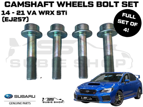 GENUINE Subaru VA WRX STi 2014 -21 EJ257 Camshaft Cam Intake Exhaust Wheel Bolts