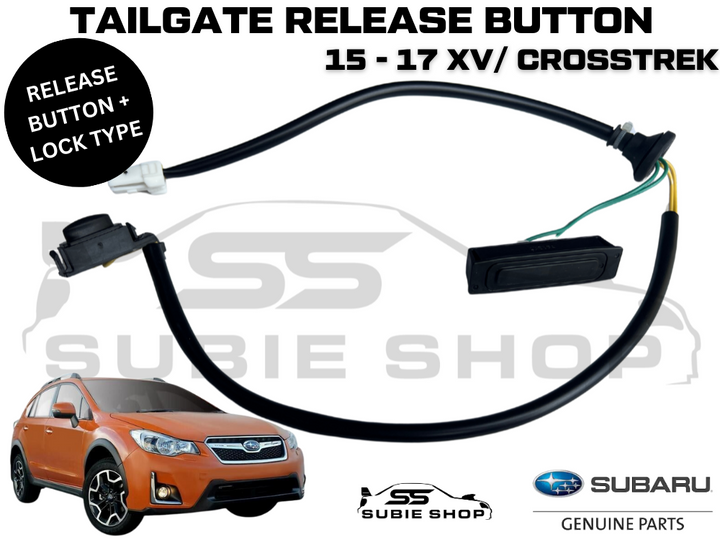 Genuine Tailgate Button Boot Release Switch 15 -17 Subaru XV Crosstrek Lock Type