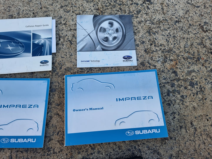 Subaru Impreza GH G3 08 - 14 Factory Owners Manual Log Book Wallet Brochures