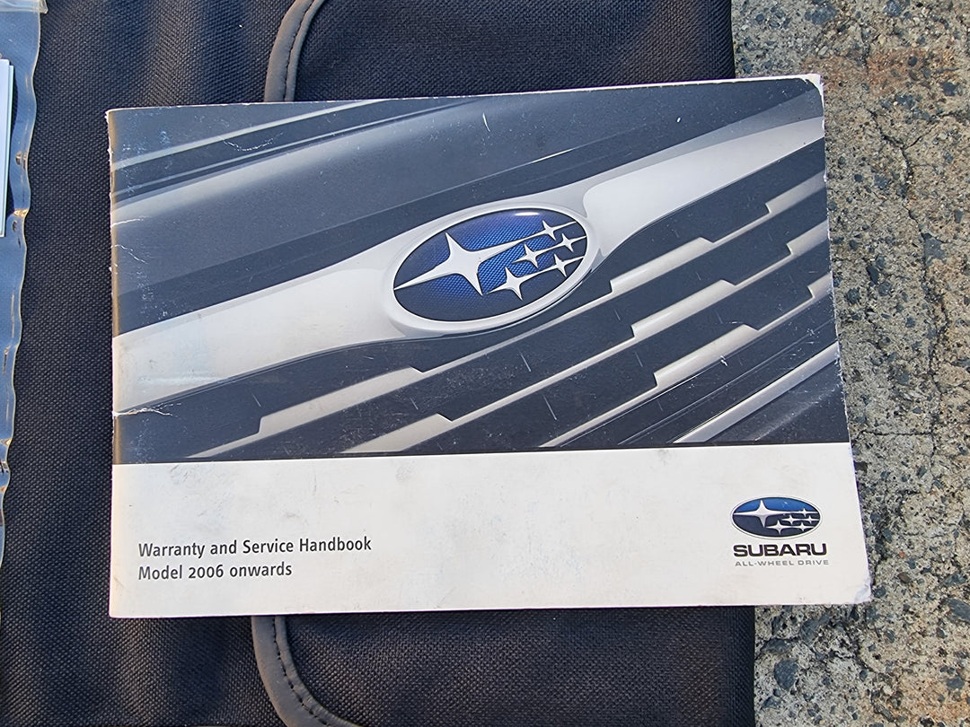 Subaru Impreza GH G3 08 - 14 Factory Owners Manual Log Book Wallet Brochures