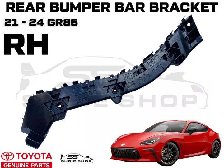 New GENUINE OEM Toyota GR86 2021 - 24 Rear Bumper Bar Bracket Slider Right RH 86