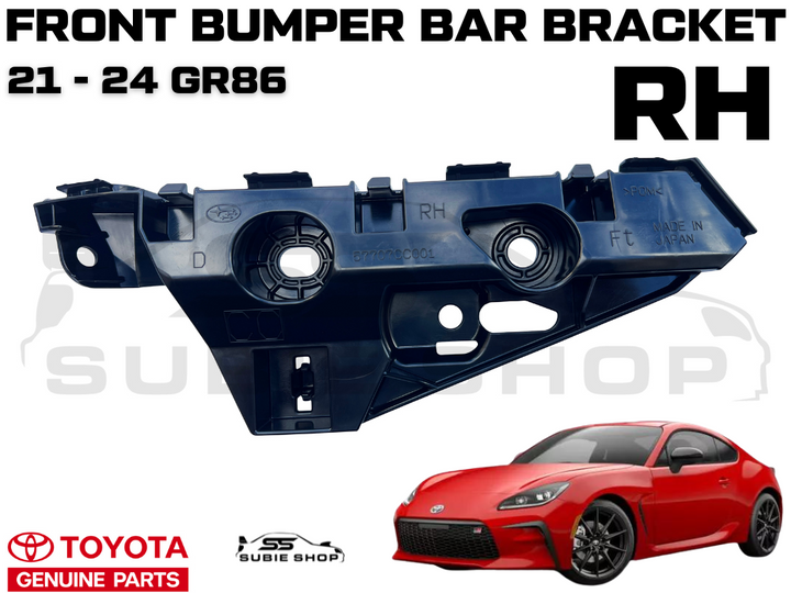 New GENUINE OEM Toyota GR86 2021 -24 Front Bumper Bar Bracket Slider Right RH 86