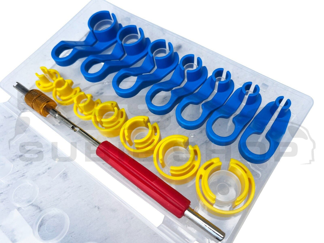 16Pce A/C Fuel Water Oil Line Hose Quick Removal Disconnect Release Tool Kit Set