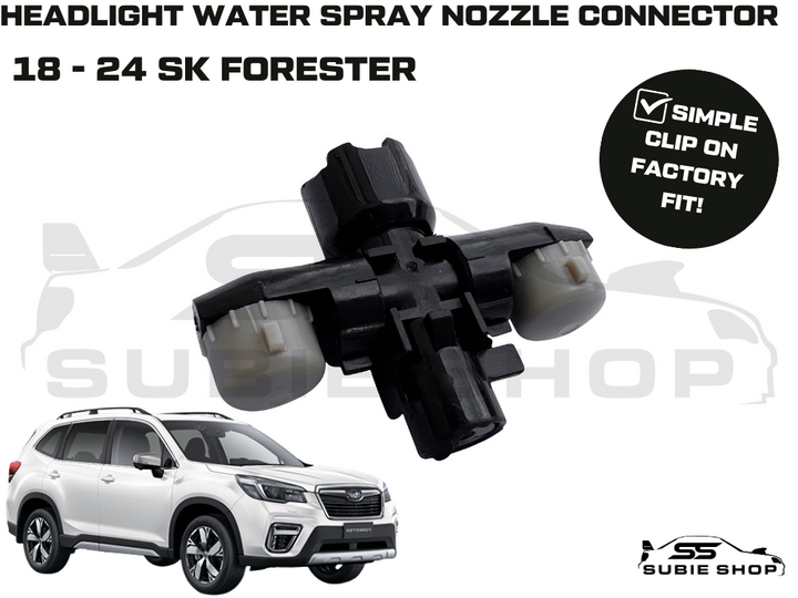 Headlight Washer Cap Water Jet Nozzle Connector For 18 - 24 Subaru Forester SK