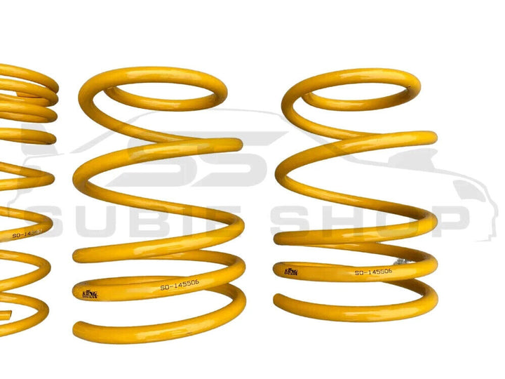 Set Front + Rear Lowered Coil King Springs For 03 - 07 Subaru Impreza / RS / WRX