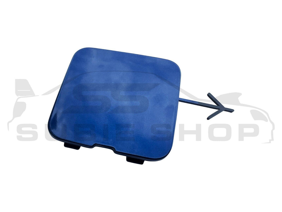 GENUINE Subaru Outback BR 09 - 14 Rear Bumper Bar Tow Hook Cap Cover Blue E8H