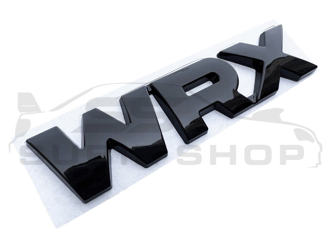 Metal 'WRX' Rear Tailgate / Hatch Decal Badge Emblem For Subaru Impreza WRX STi