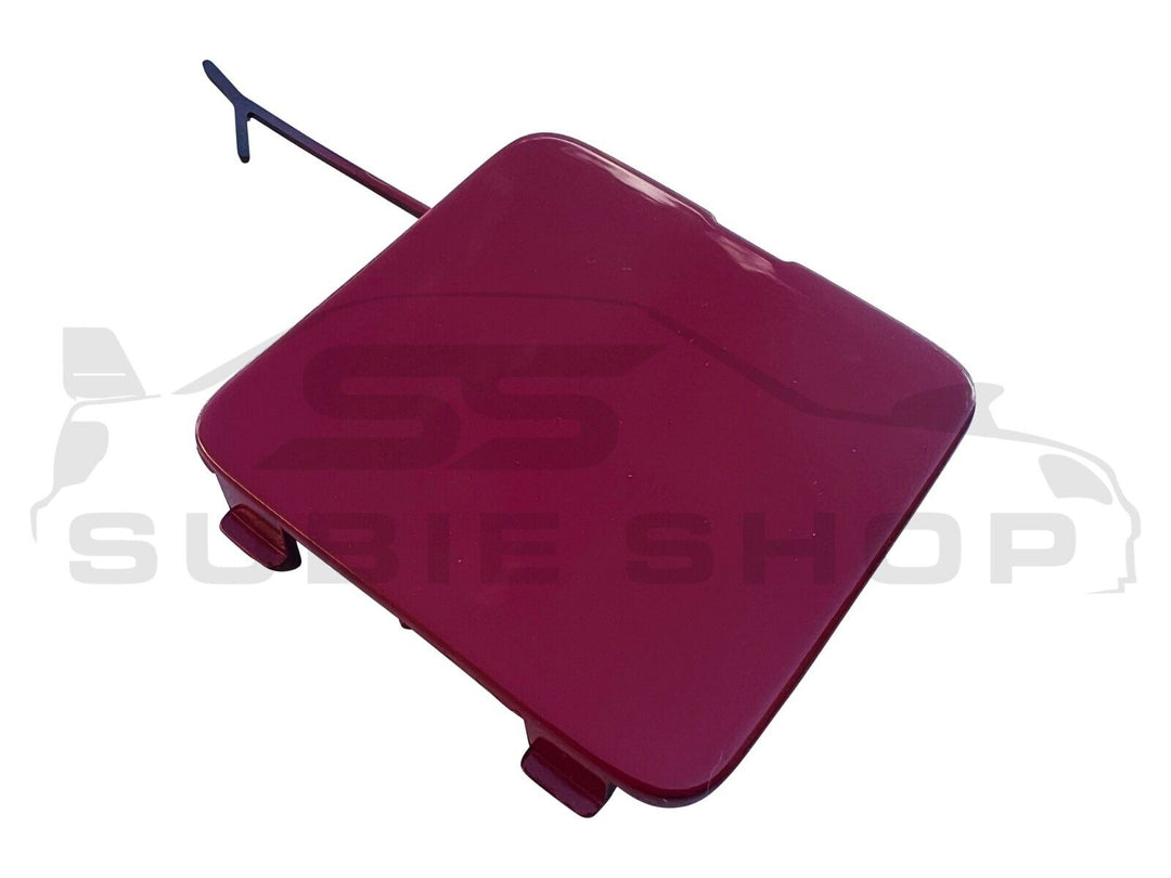 New GENUINE Subaru XV GT 17 - 22 Rear Bumper Bar Tow Hook Cap Cover Red M7Y