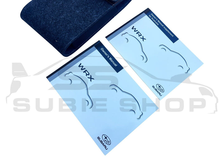 GENUINE Subaru WRX VB Sed 22 -24 Factory Owners Manual Log Book Wallet Set Pouch