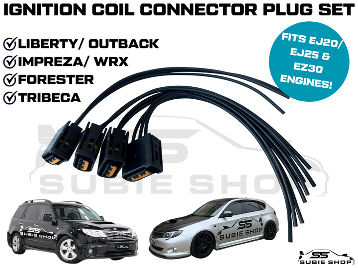 Ignition Coil Connector Plug Set For Subaru Impreza WRX Forester Liberty Outback