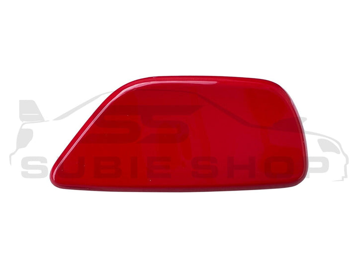 Genuine Headlight Washer Cap Cover 2011 - 14 Subaru Impreza G3 WRX STi LH Red