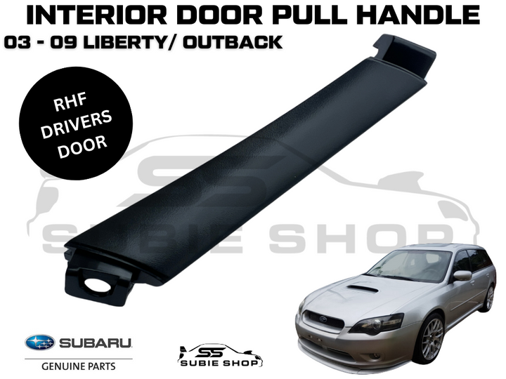 Subaru Liberty Outback Gen4 03-09 Interior Door Card Grab Pull Handle Driver RHF