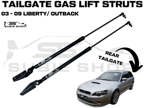 Rear Tailgate Hatch Lift Gas Struts Kit For 03 - 09 Subaru Liberty Wagon Outback