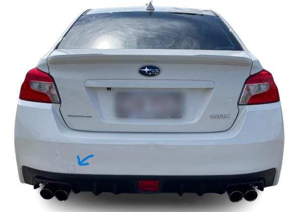 GENUINE Subaru VA WRX Sti 2015 - 21 Rear Bumper Bar Tow Hook Cap Cover Grey 61K