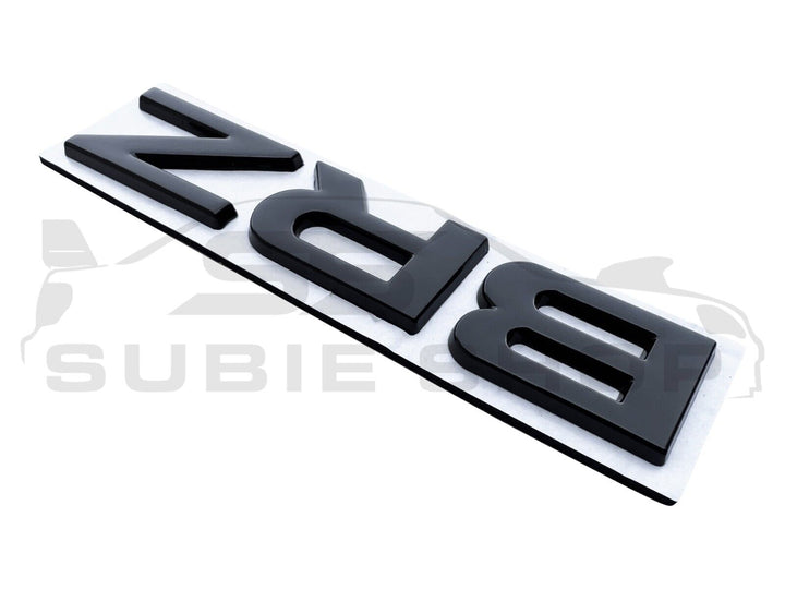 Metal 'BRZ' Rear Tailgate 3D Boot Decal Badge Emblem For 12 - 23 Subaru BRZ