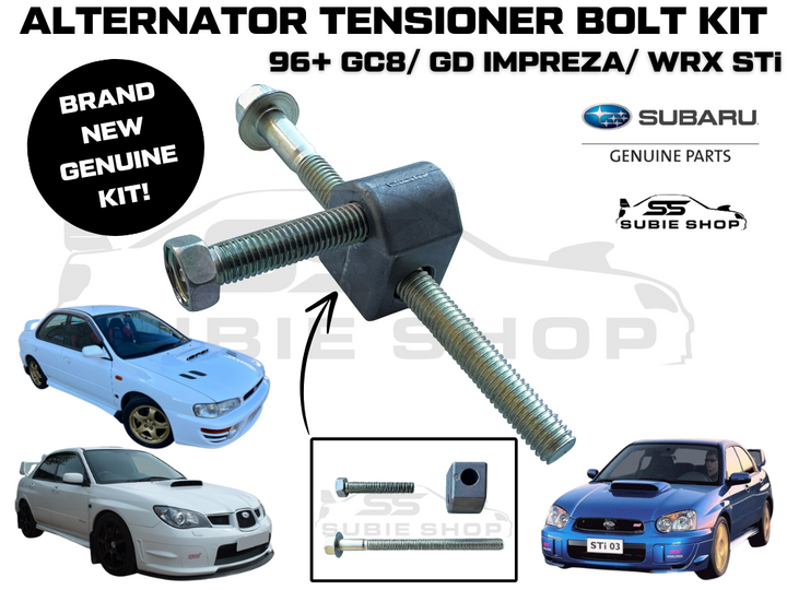 Subaru Impreza WRX GC8 GD STi 96 + EJ Alternator Belt Bracket Bolt Tensioner Set