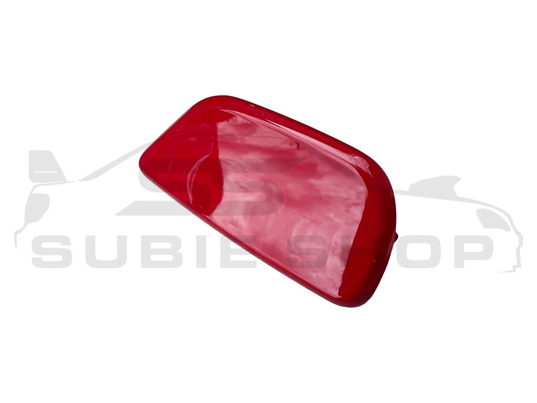 Genuine Headlight Washer Cap Cover 2011 - 14 Subaru Impreza G3 WRX STi LH Red