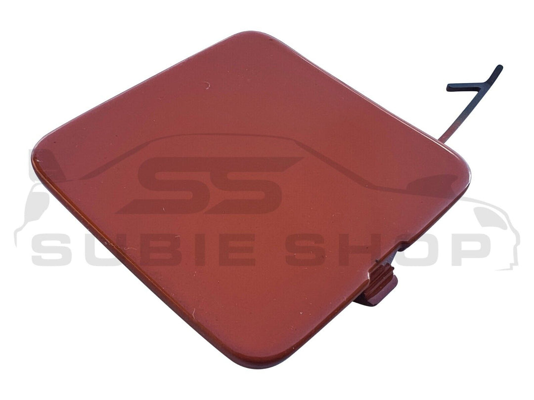 New GENUINE Subaru XV GT 17-22 Rear Bumper Bar Tow Hook Cap Cover Red Orange PAK