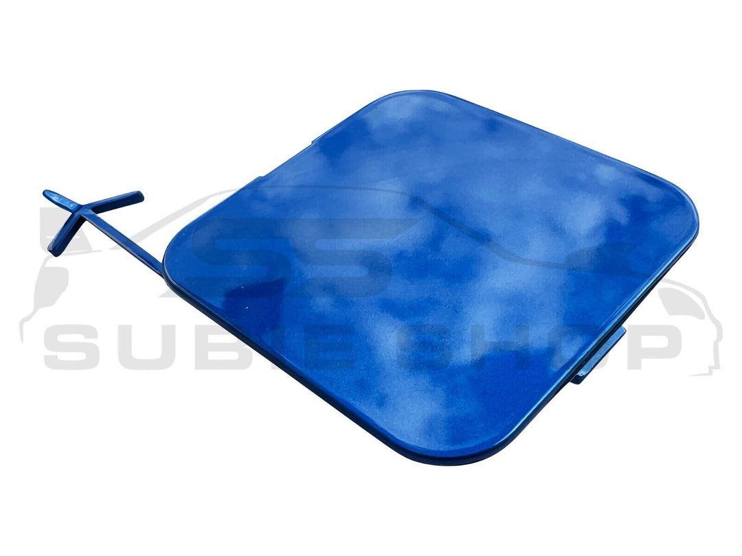 GENUINE Subaru Impreza 08 - 11 GH GE Rear Bumper Bar Tow Hook Cap Cover Blue O2C