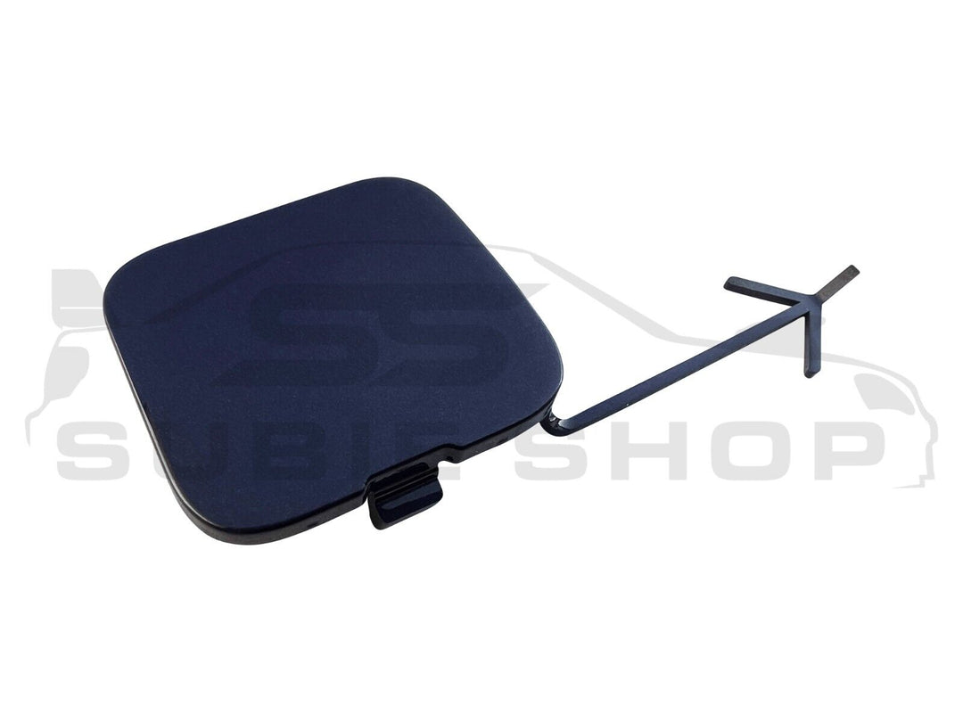 GENUINE Subaru VA WRX Sti 2015 -21 Rear Bumper Bar Tow Hook Cap Cover Dark Blue