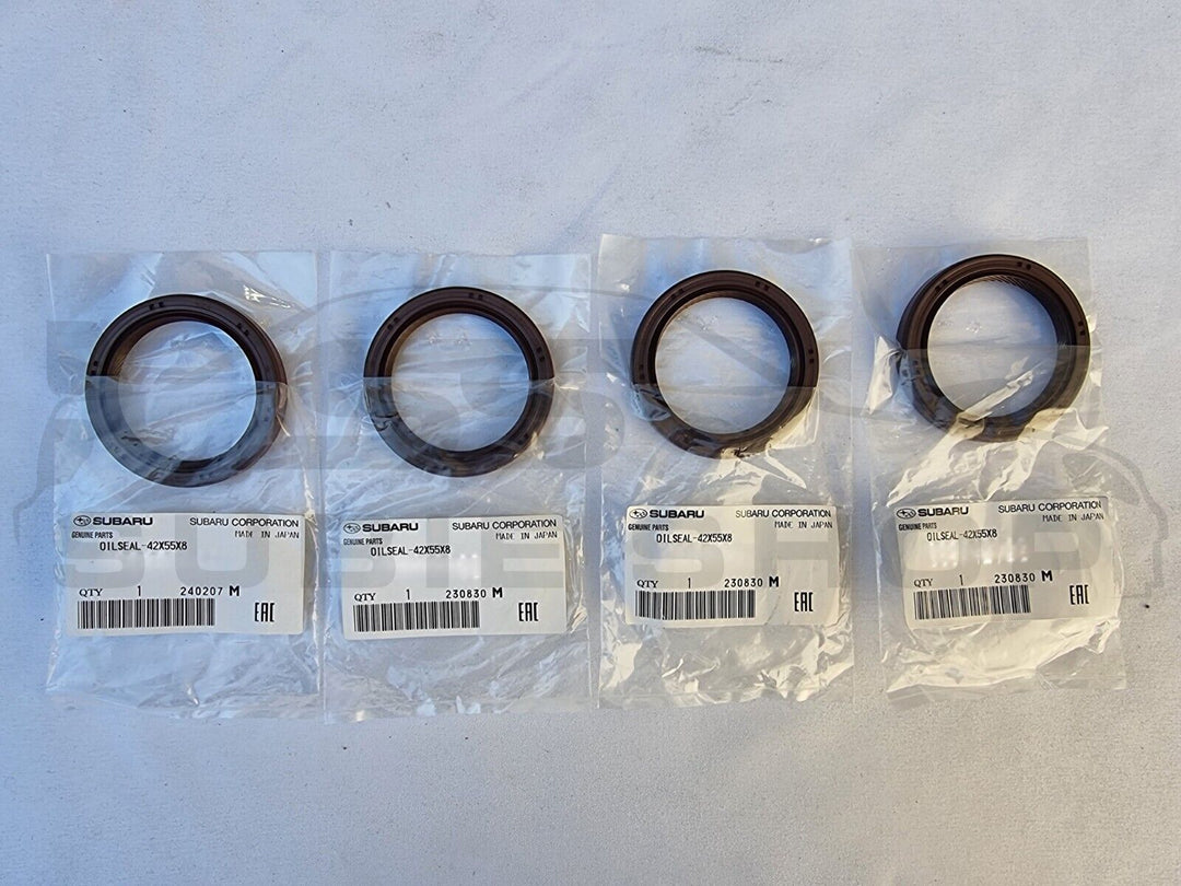 GENUINE OEM Subaru Impreza G3 WRX STi EJ257 Engine Dual Cam Shaft Seals Seal Kit