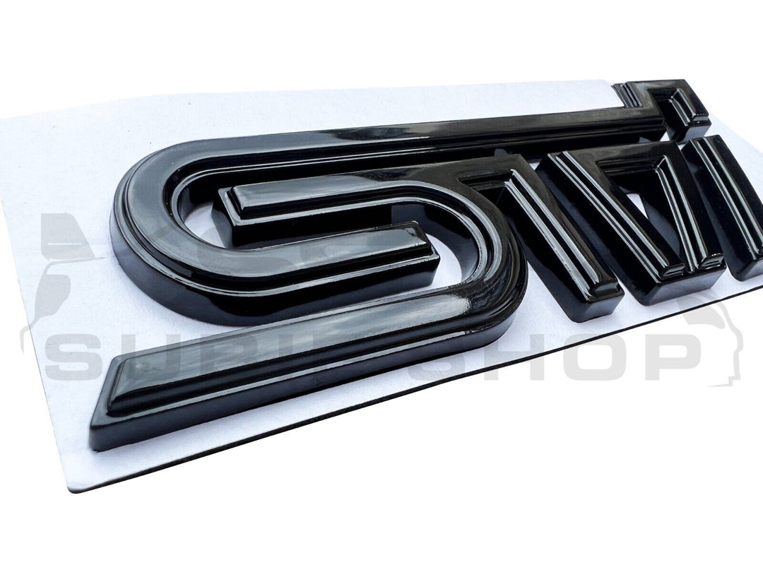 Metal 'STi' Rear Tailgate Decal Badge Emblem For Subaru Impreza WRX STi / BRZ +