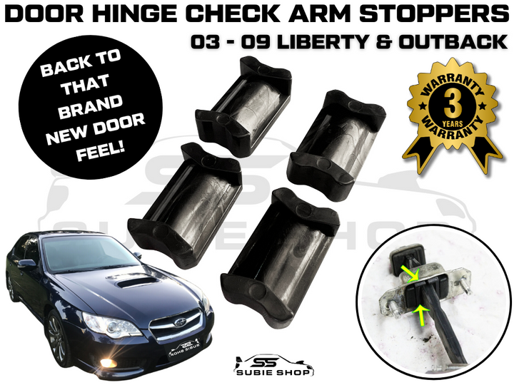 Car Door Hinge Check Arm Stopper Repair Kit For 03 - 09 Subaru Liberty Outback