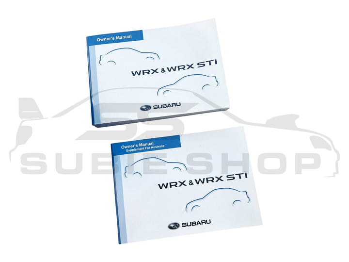 GENUINE Subaru WRX STi 15-17 VA Factory Owners Manual Log Book Wallet Set Pouch