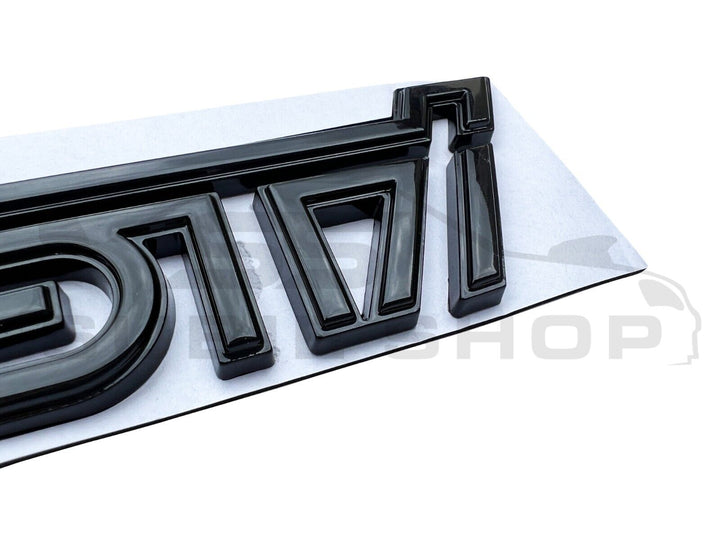 Metal 'STi' Rear Tailgate Decal Badge Emblem For Subaru Impreza WRX STi / BRZ +