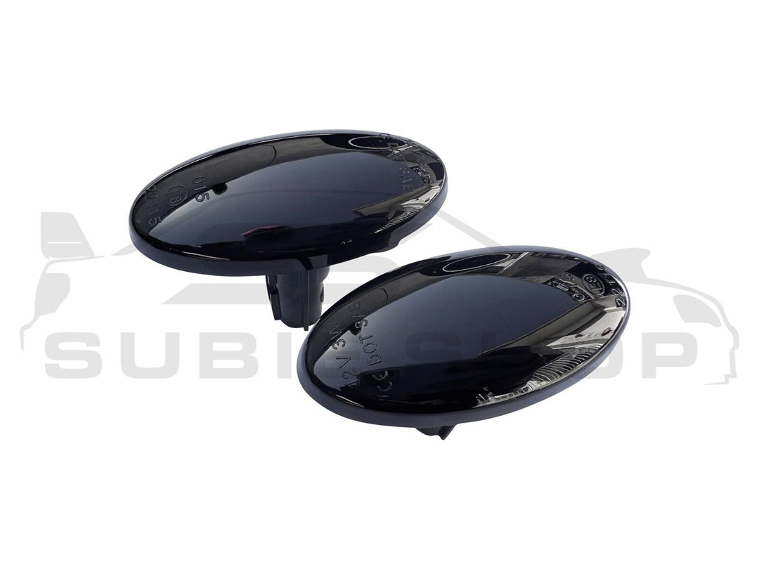 Smoked Lens Sequential Fender Side Indicators For 01 - 07 Subaru Impreza RS WRX