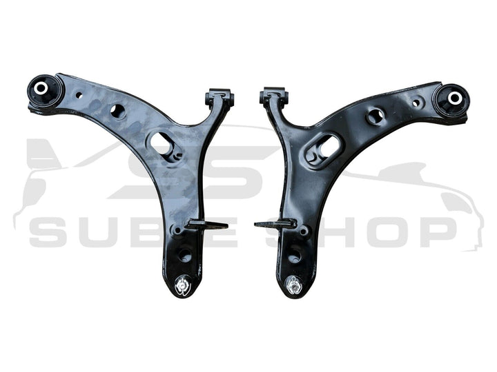 Front Lower Control Arms Pair Left Right Set Bush for 09 - 14 Subaru Outback BR