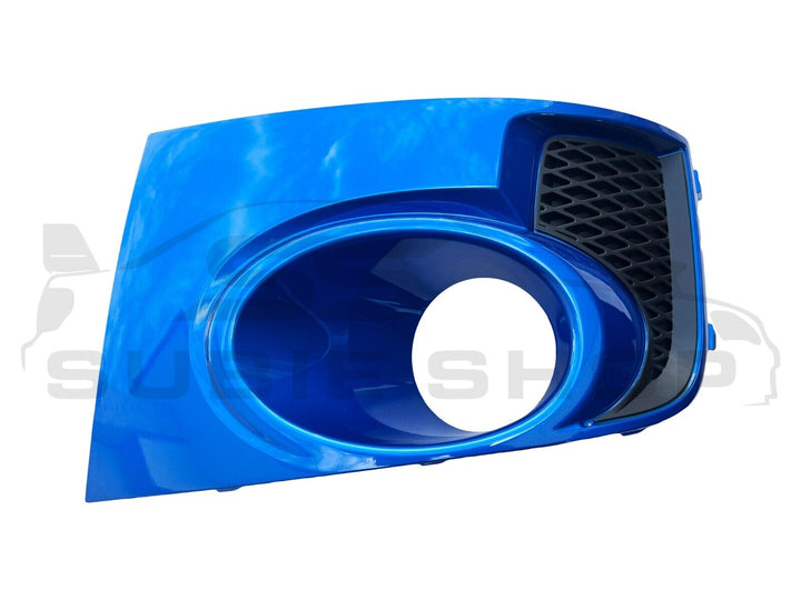 Genuine Subaru Impreza 11-14 WRX STi Fog Light Bezel Cover Surround Blue 02C LH