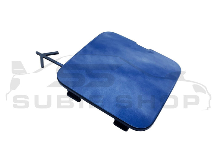 GENUINE Subaru Outback BR 09 - 14 Rear Bumper Bar Tow Hook Cap Cover Blue E8H